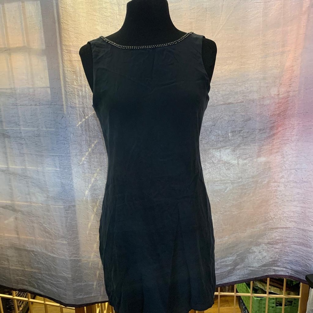 MM Couture black beaded dress‎